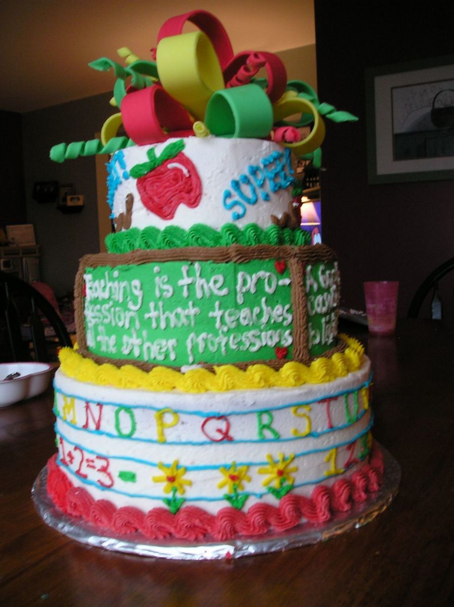 Teacher Appreciation Cake