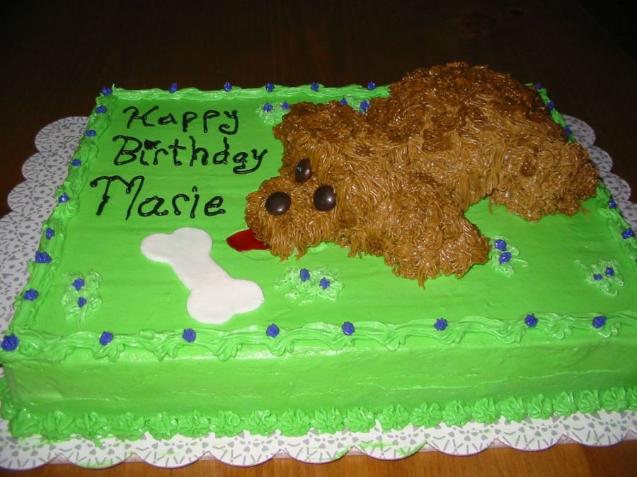 Puppy Dog Birthday Cake