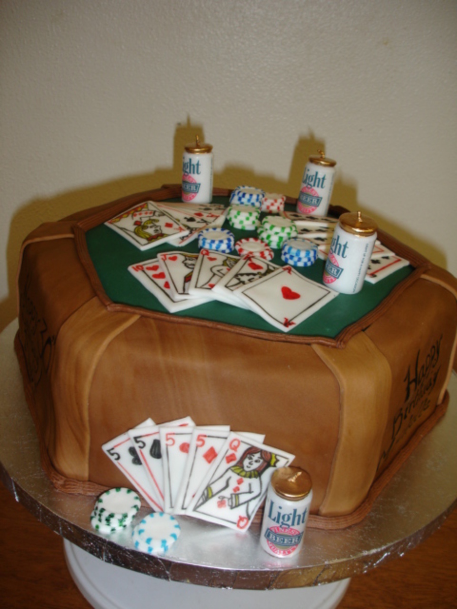 Poker Birthday Cake - CakeCentral.com