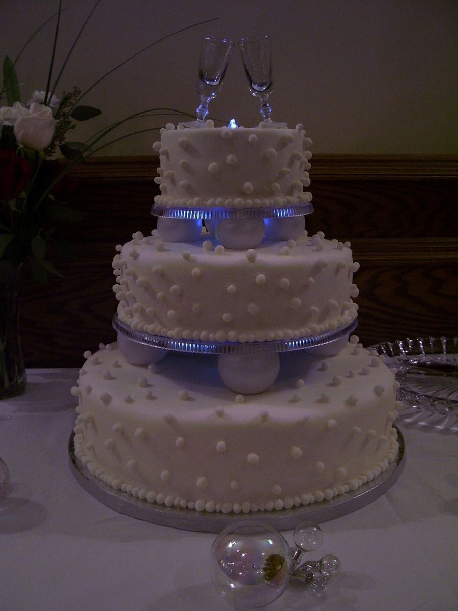 Champagne Bubble Wedding Cake