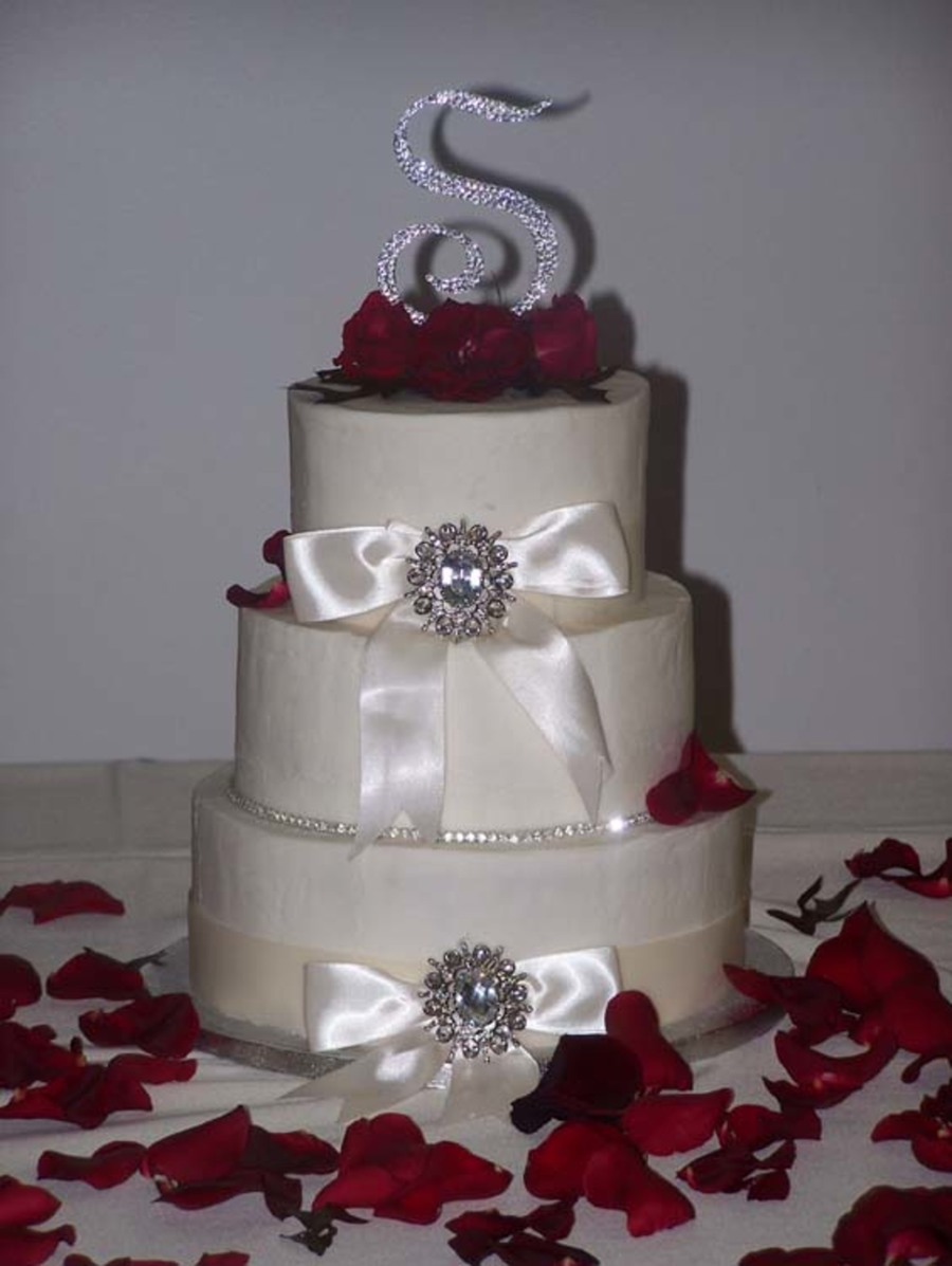 Rhinestone Wedding Cake