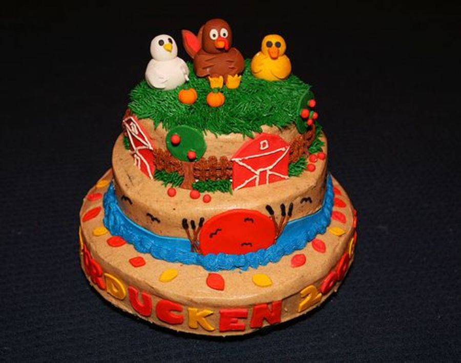 Turducken Cake