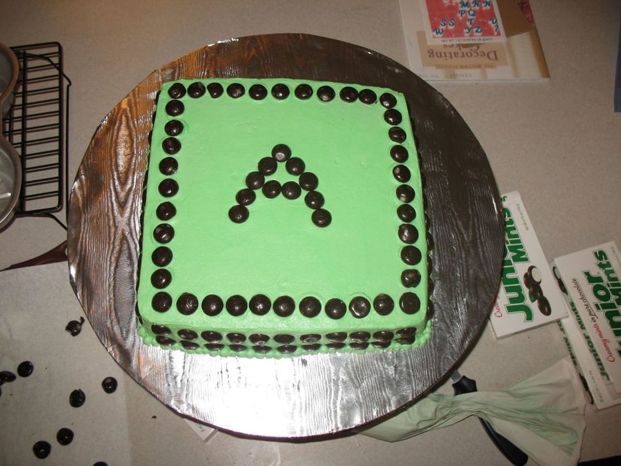 Junior Mint Birthday Cake