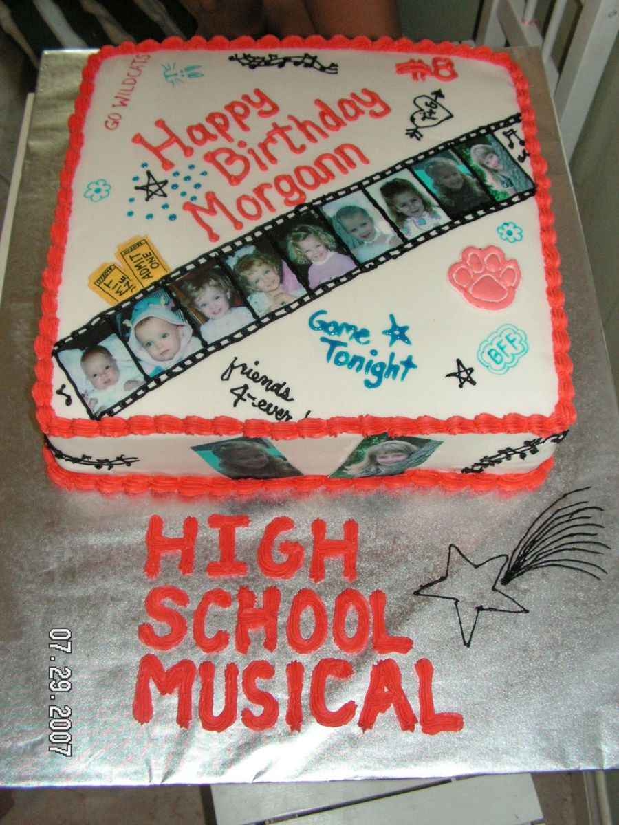 High School Musical Birthday Cake