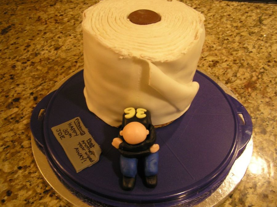 Toilet Paper Cake