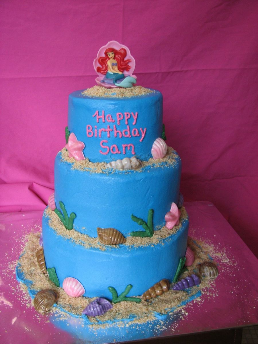 Little Mermaid Ariel Birthday Cake