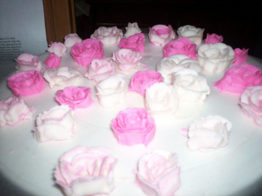 Buttercream Roses On A Stick