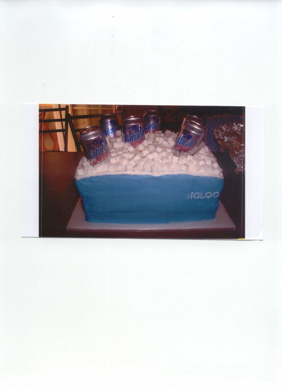 Beer Cooler Cake