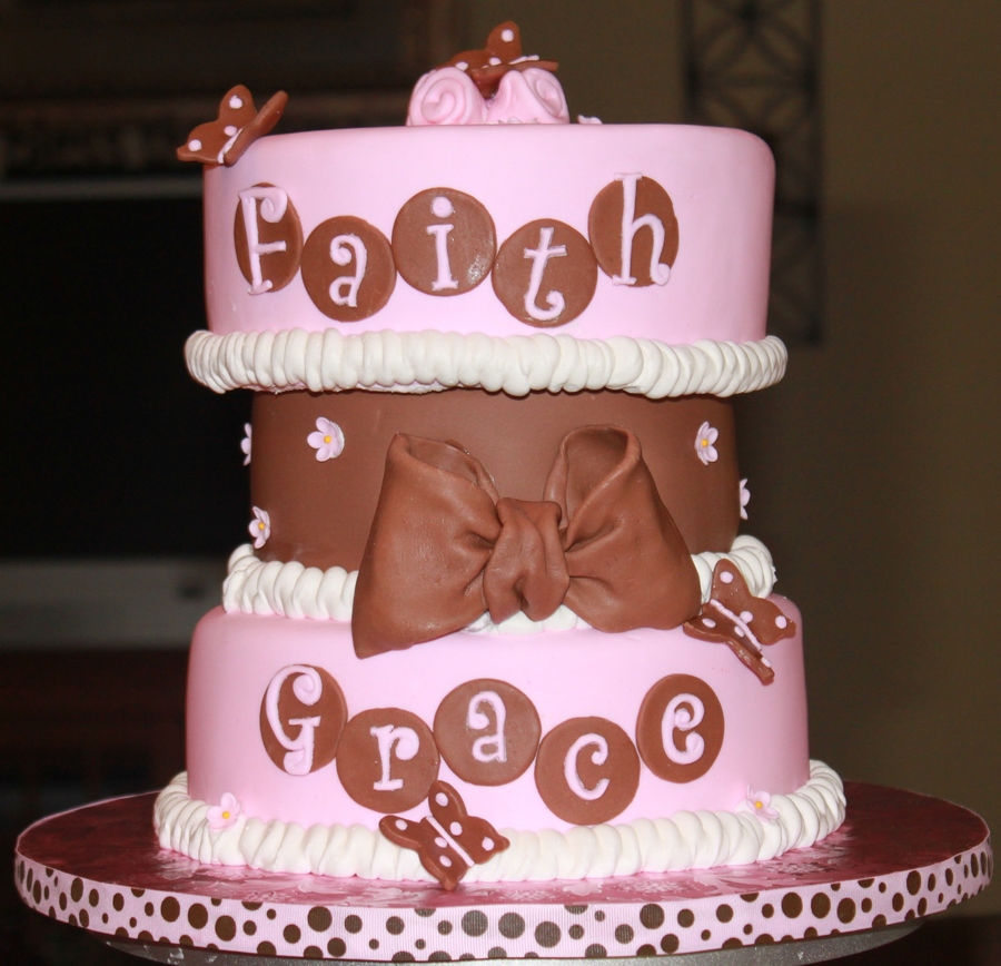 Simple Baby Shower Cake