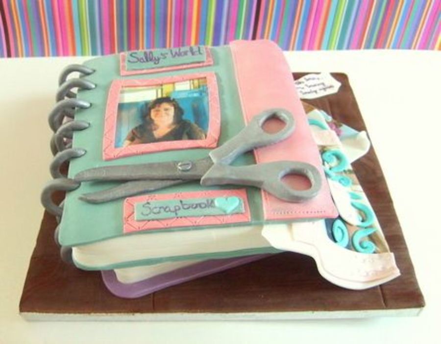 Scrapbook Cake