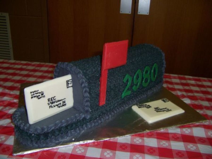 Mailbox Cake