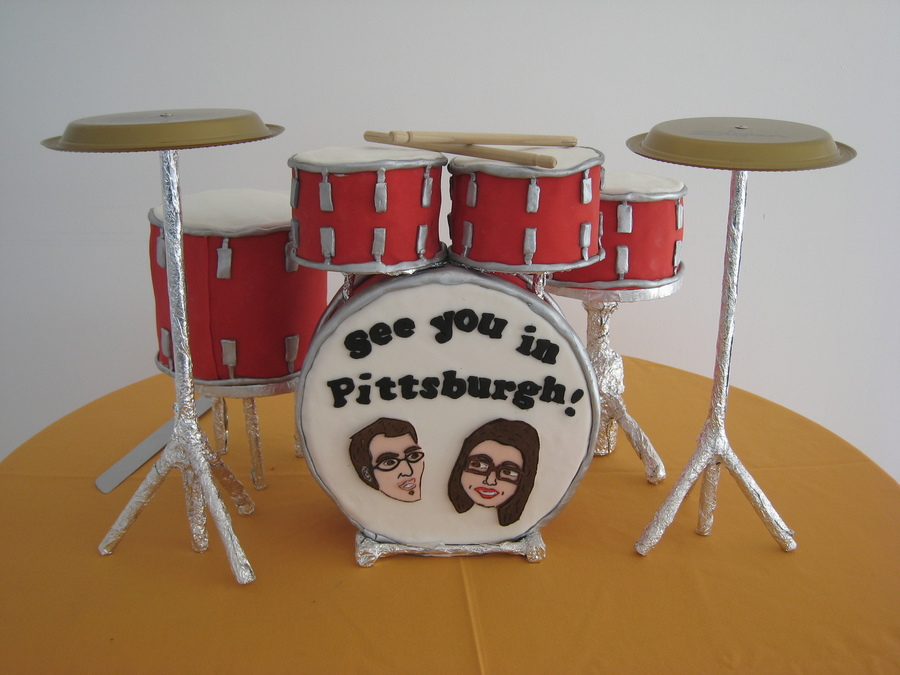 Drum Set Cake