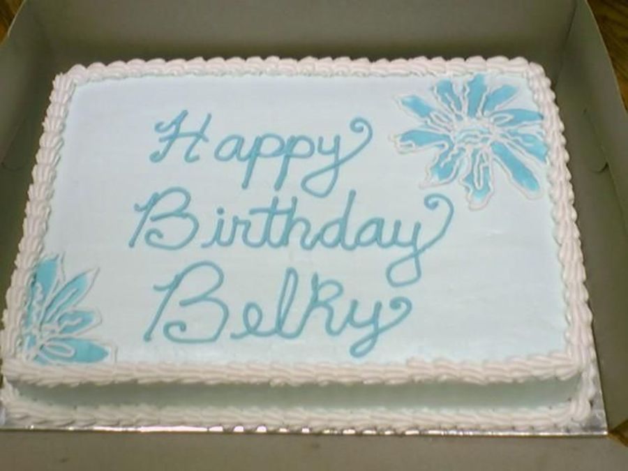 Birthday Cake For CoWorker