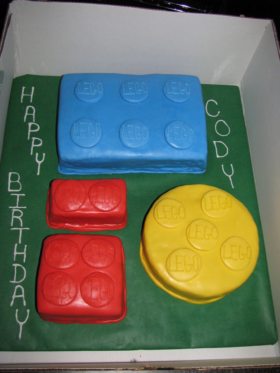Lego Blocks Cake