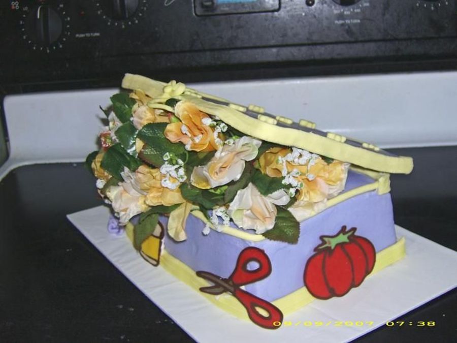 Sewing Box Cake