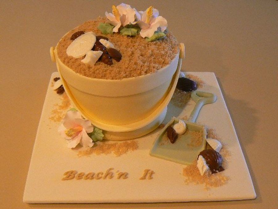 Sand Bucket Cake