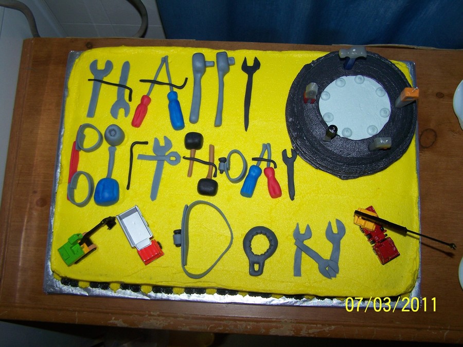 Tool Birthday Cake