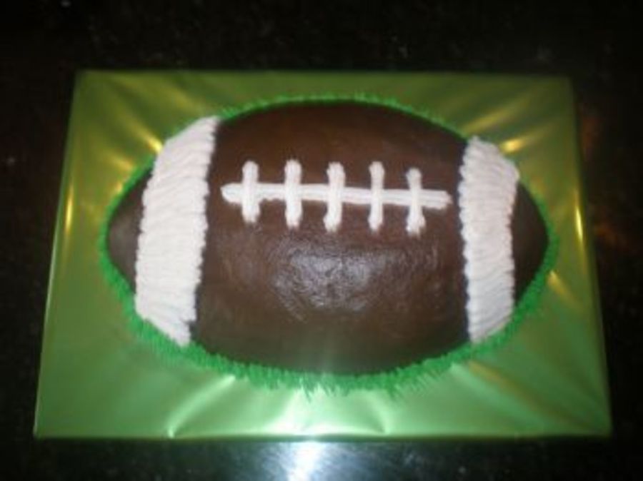Football Smash Cake - CakeCentral.com