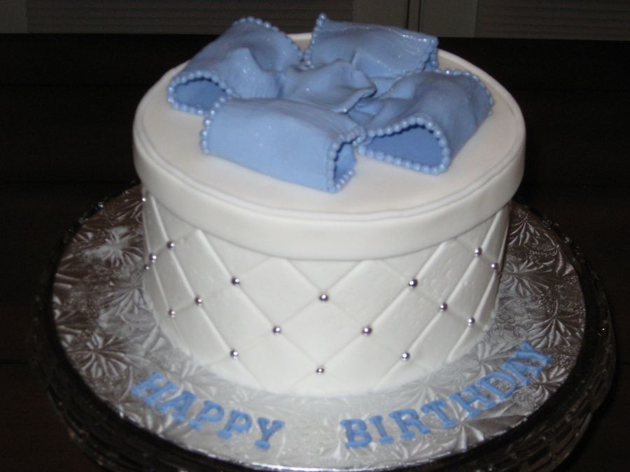 Hat Box Birthday Cake