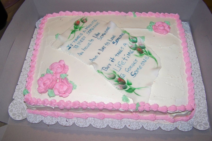 Memorial Cake