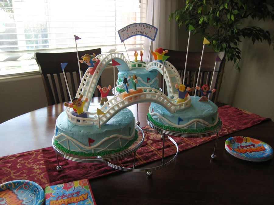 Roller Coaster Cake