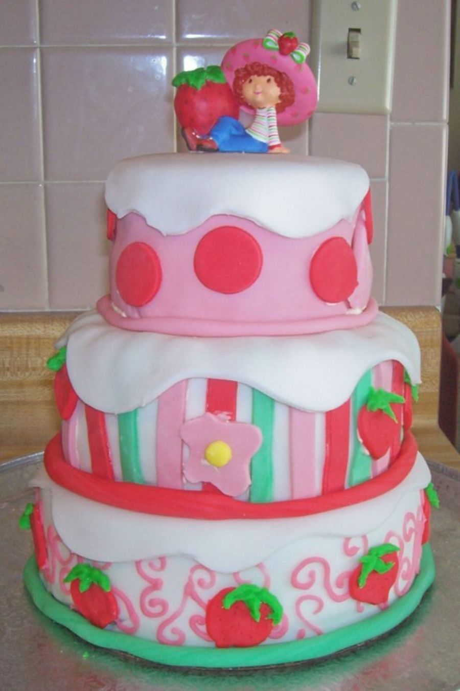 Strawberry Shortcake Theme Cake Cakecentral