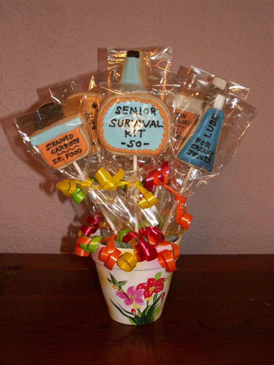 50Th Birthday Cookie Bouquet