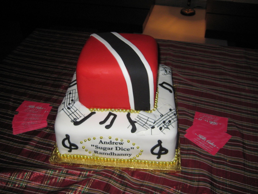 Trinidad Flag Cake