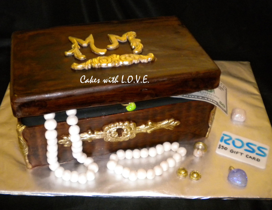 Jewelry Box Cake