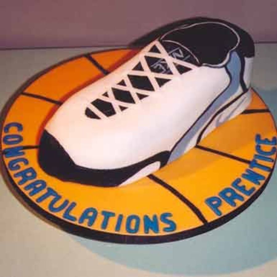 Basketball Shoe Cake