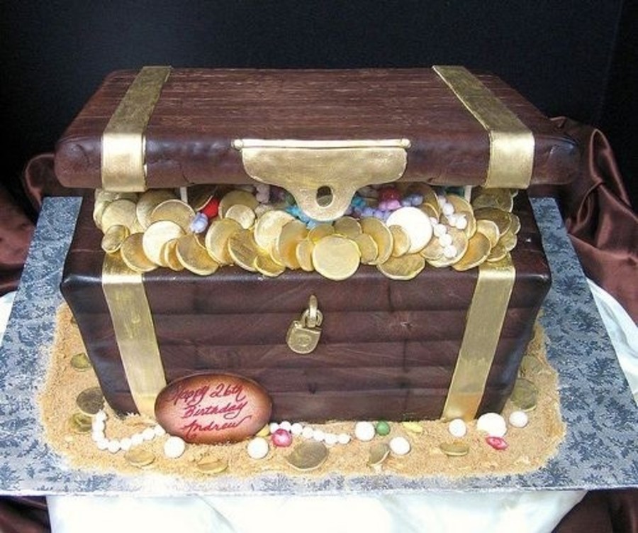 Pirate Treasure Chest Birthday Cake