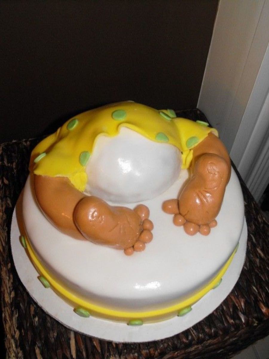 Baby Bottom Cake
