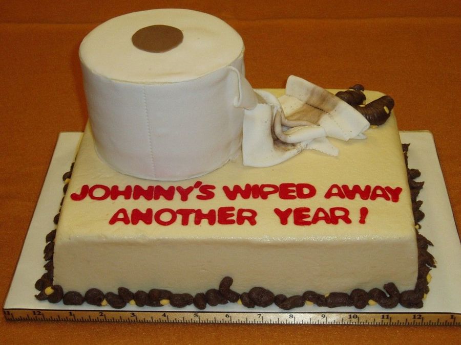 Toilet Paper Cake