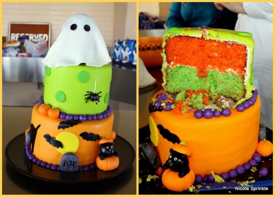 Halloween Themed Birthday Cake!