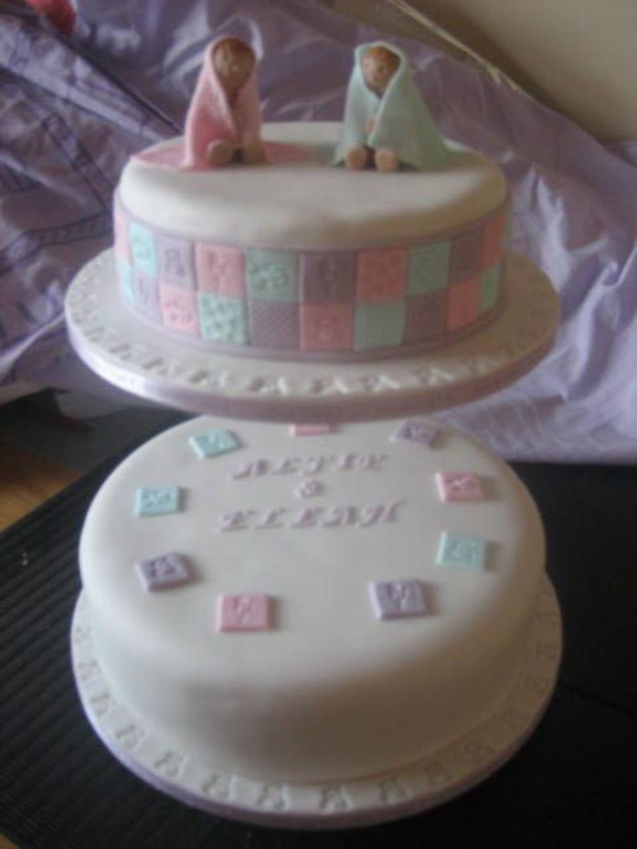 Joint Christening Cake