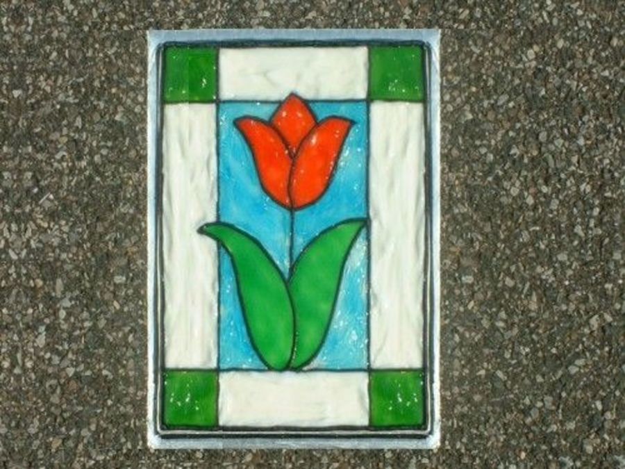 Stained Glass Window Cake