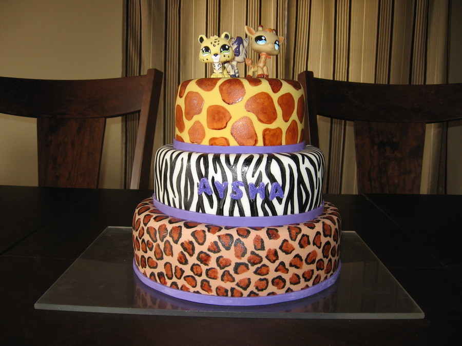 Animal Print Cake