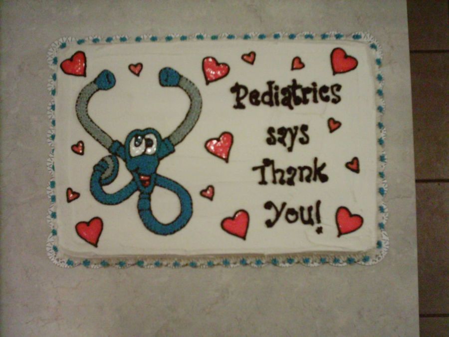 Stethoscope Cake