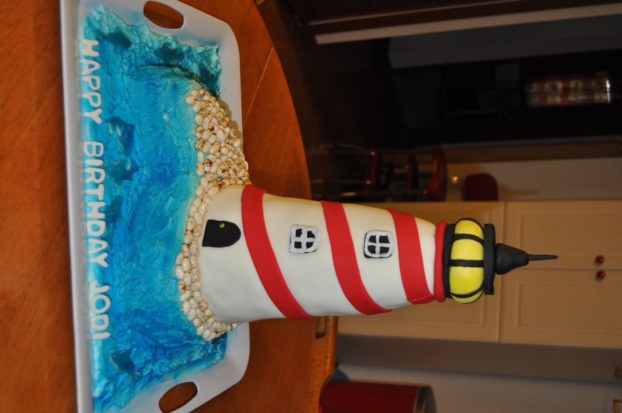 The Lighthouse Birthday Cake