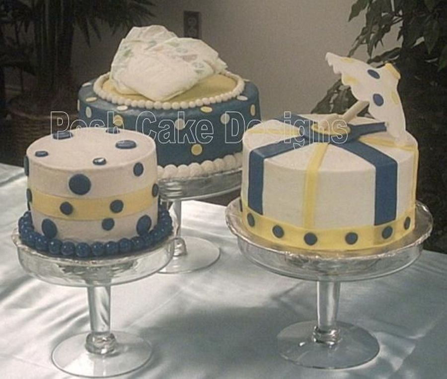 Its A Boy Baby Shower Umbrella And Diaper Theme