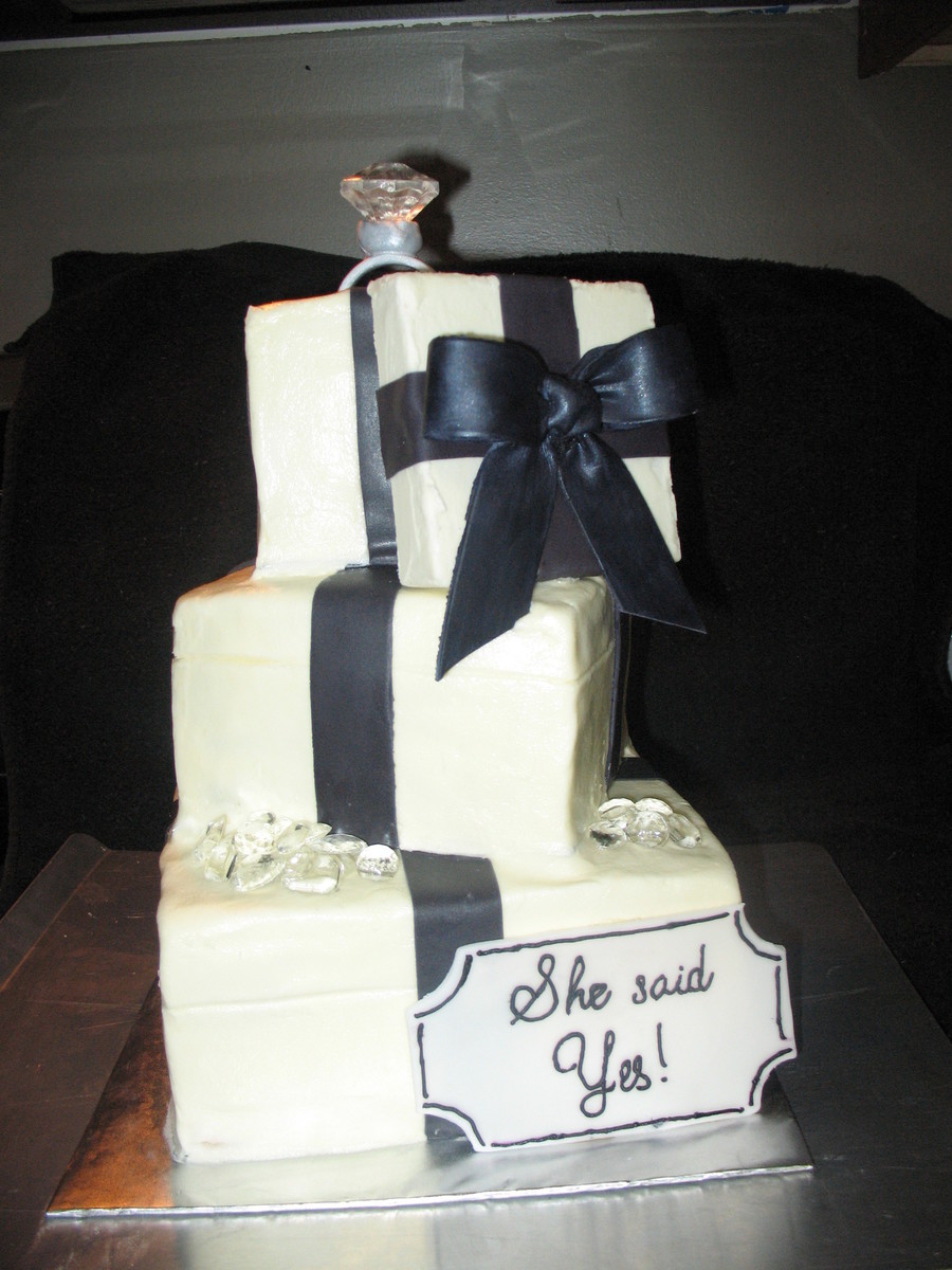 Engagement Ring Cake