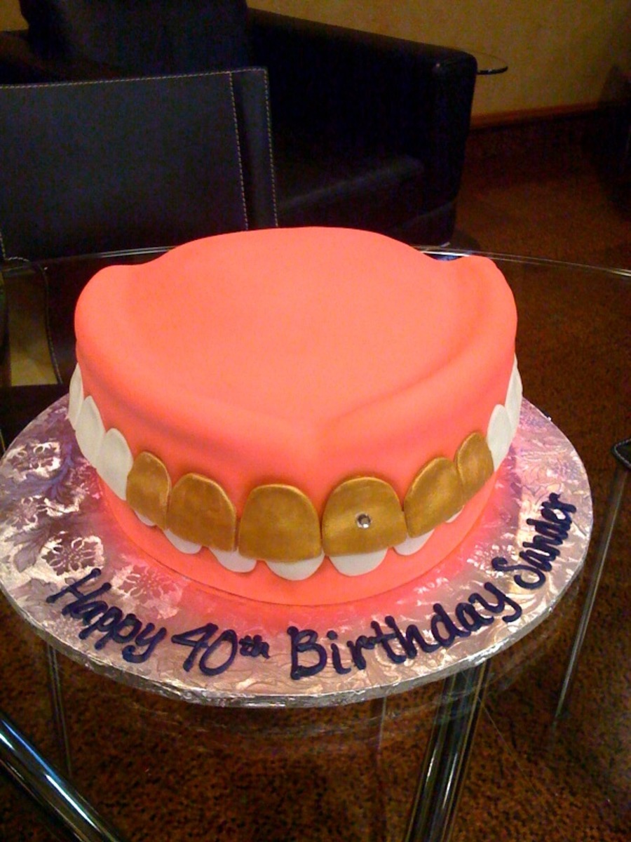 Dentures With Gold Teeth