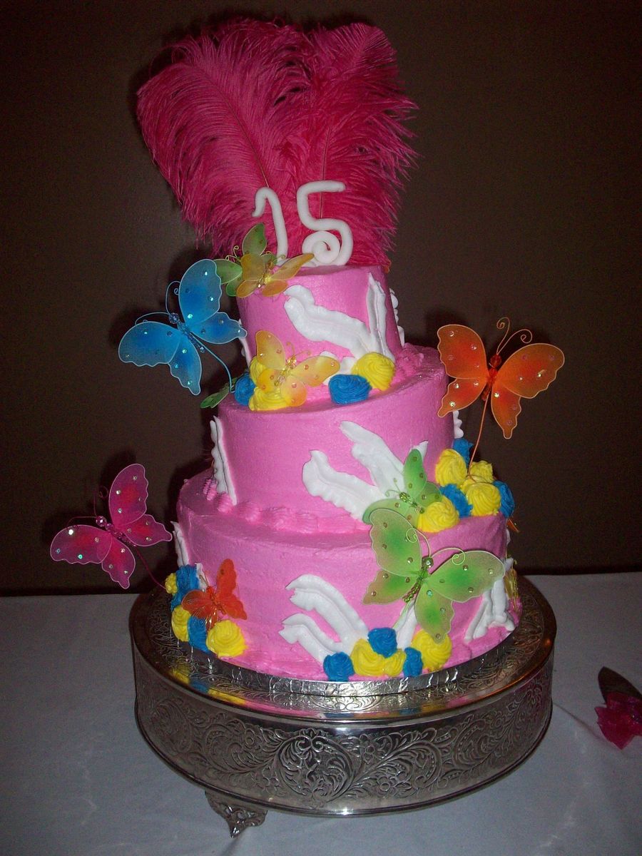 Hot Pink Quince Cake