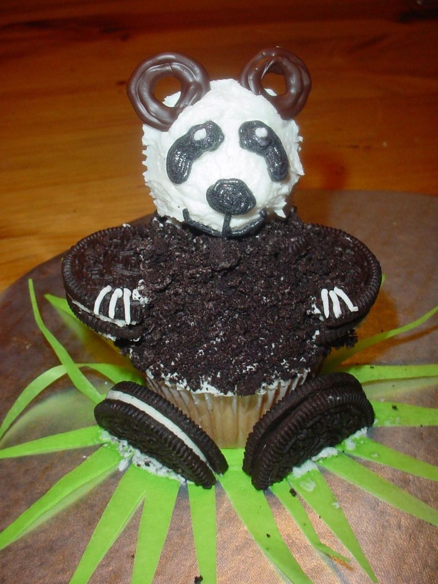 Panda Bear Cupcake - CakeCentral.com