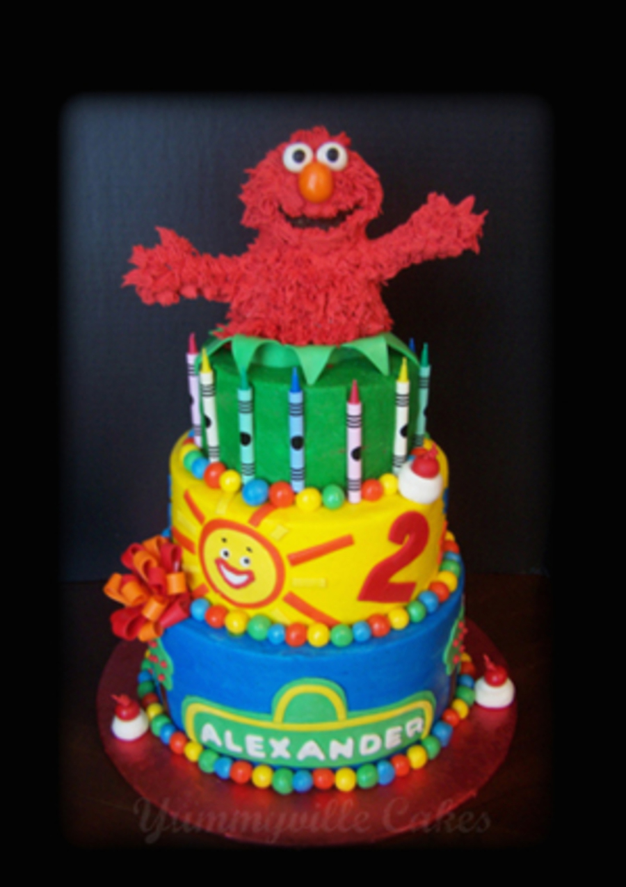 Elmo Cake
