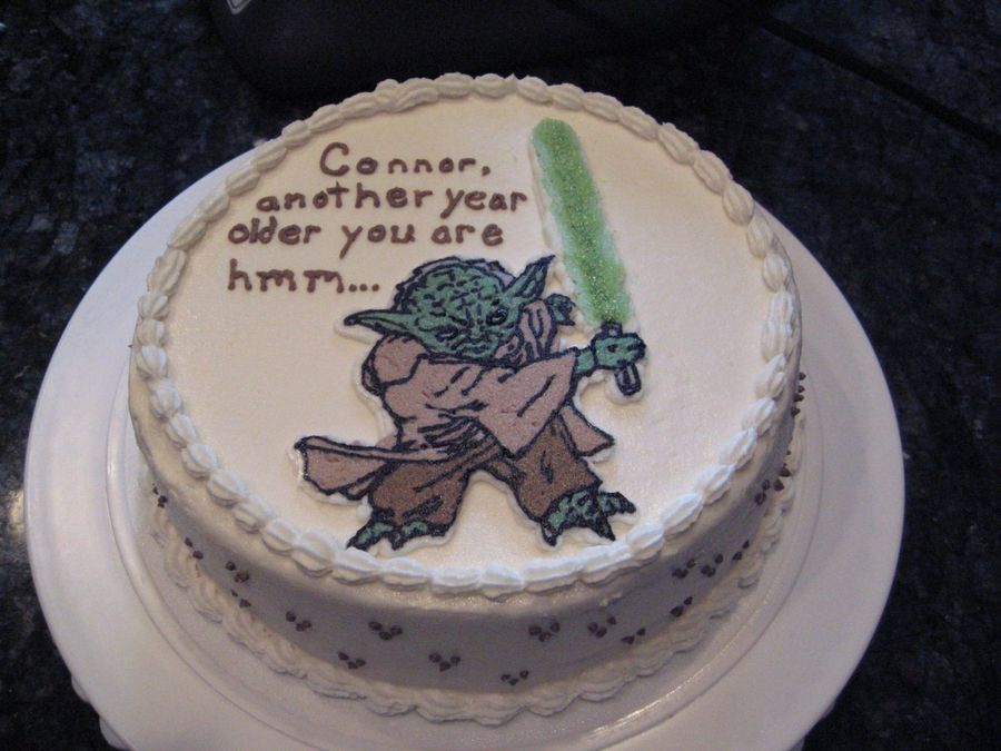 Yoda Cake CakeCentral com