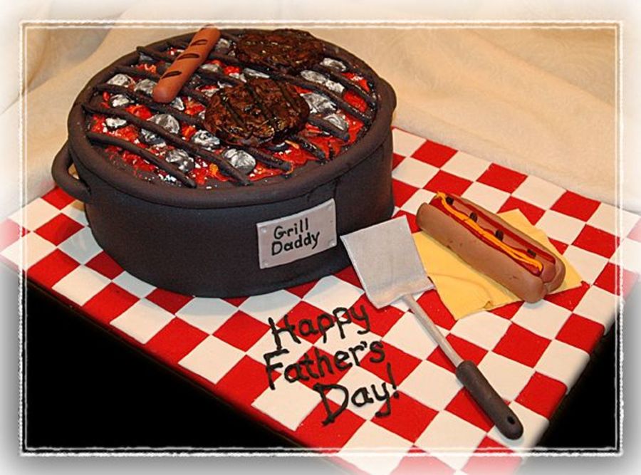Father's Day Grill Cake