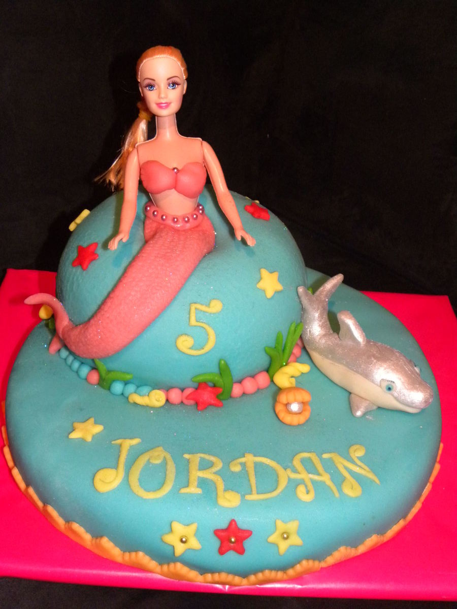 Barbie Mermaid Cake