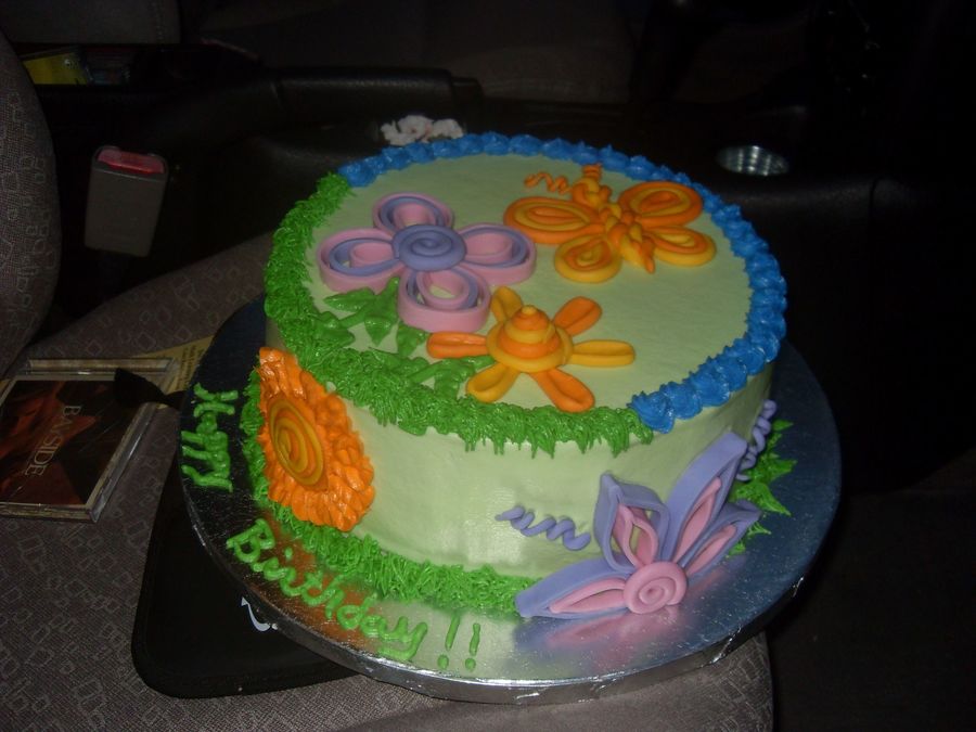 Flower Birthday Cake