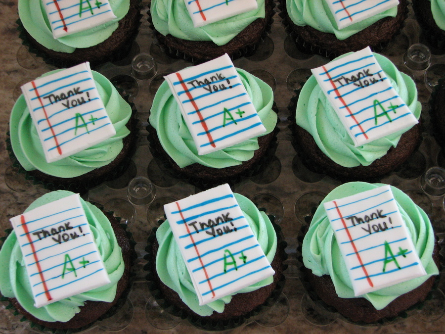 Teacher Appreciation Cupcakes